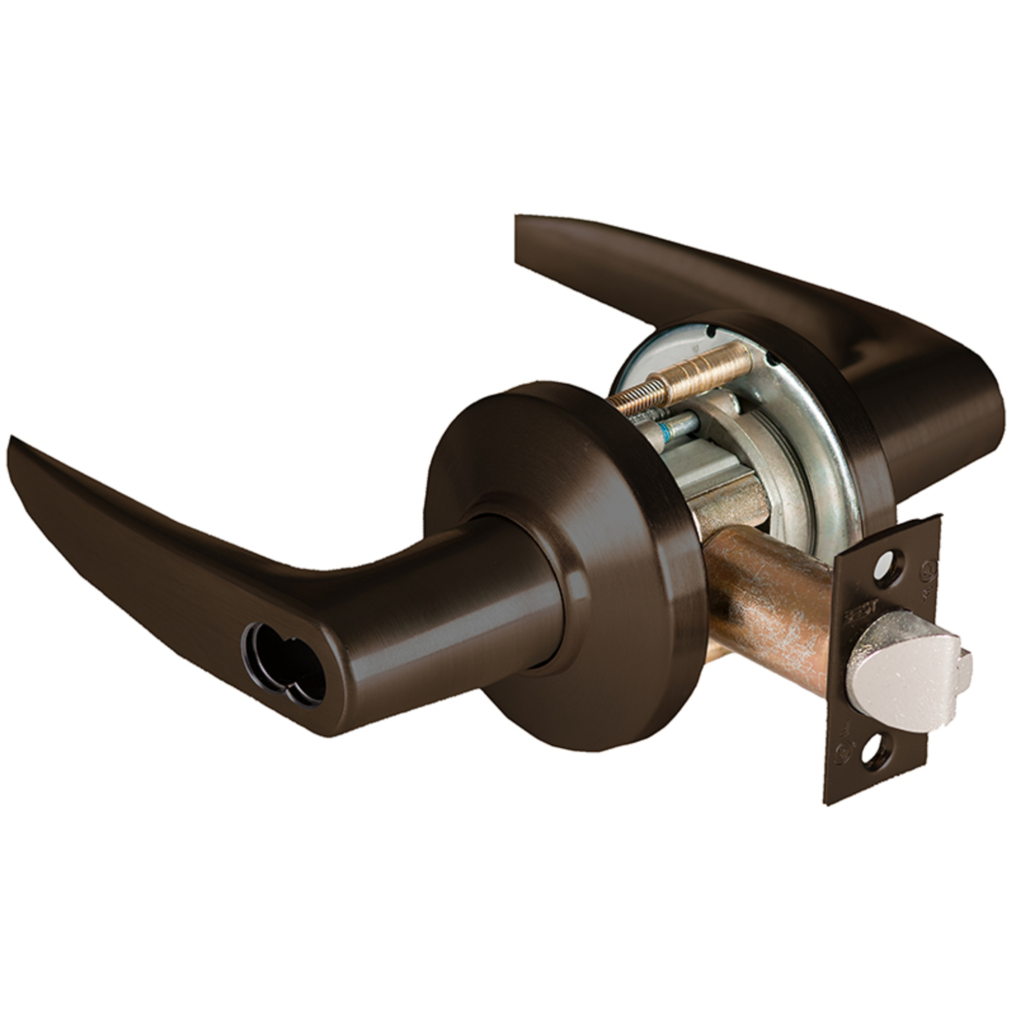 dormakaba - 9K37AB16CS3613 - Grade 1 Entrance Cylindrical Lock, 16 Lever, C  Rose, SFIC Less Core, Oil-Rubbed Bronze Finish, 4-7/8" ANSI Strike,  Non-handed | Commercial-Grade Door Lock Mechanisms | General Industrial &