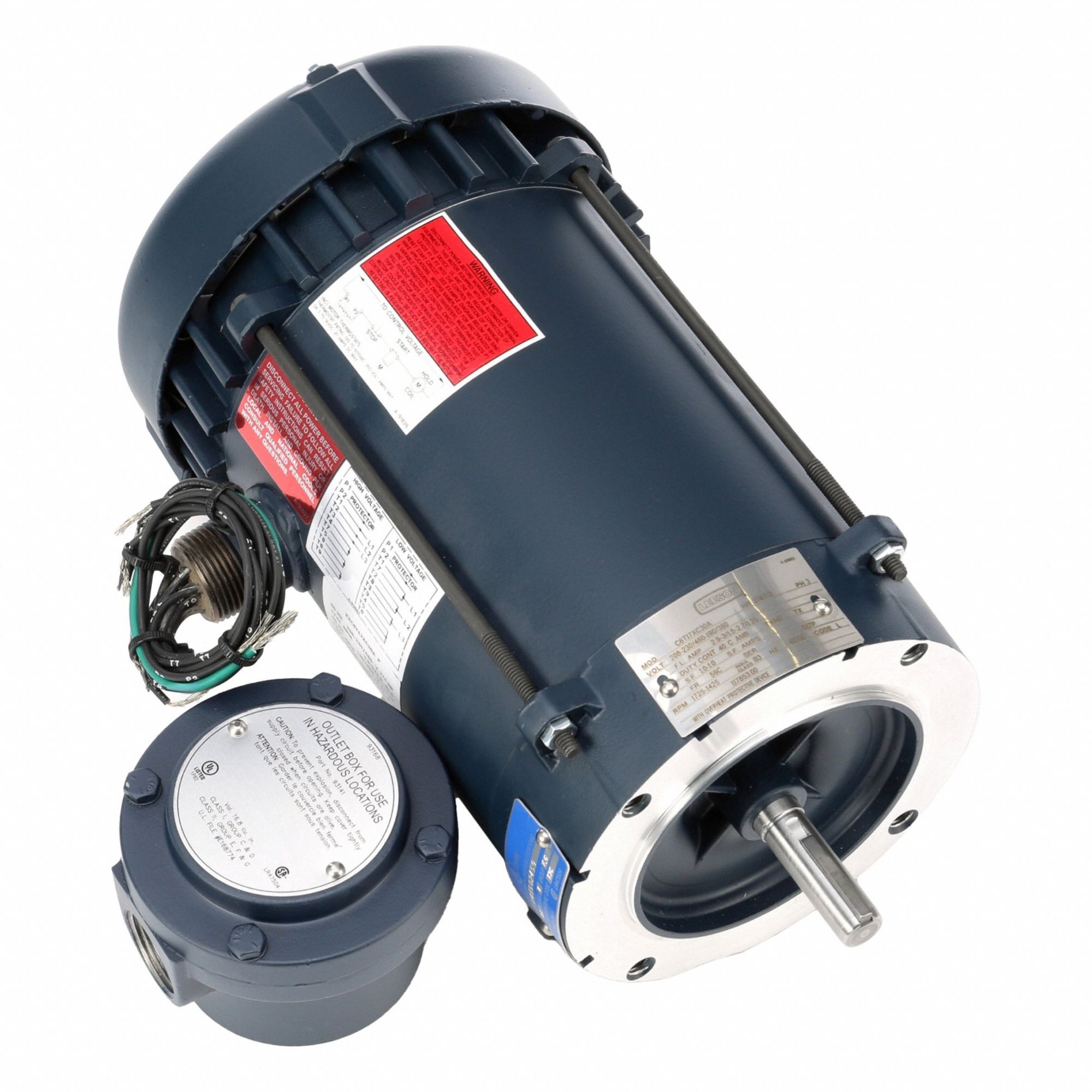 Class 1 Electrical Leeson / Regal Rexnord - 117853.00 - Hazardous Location Motor: Division ...