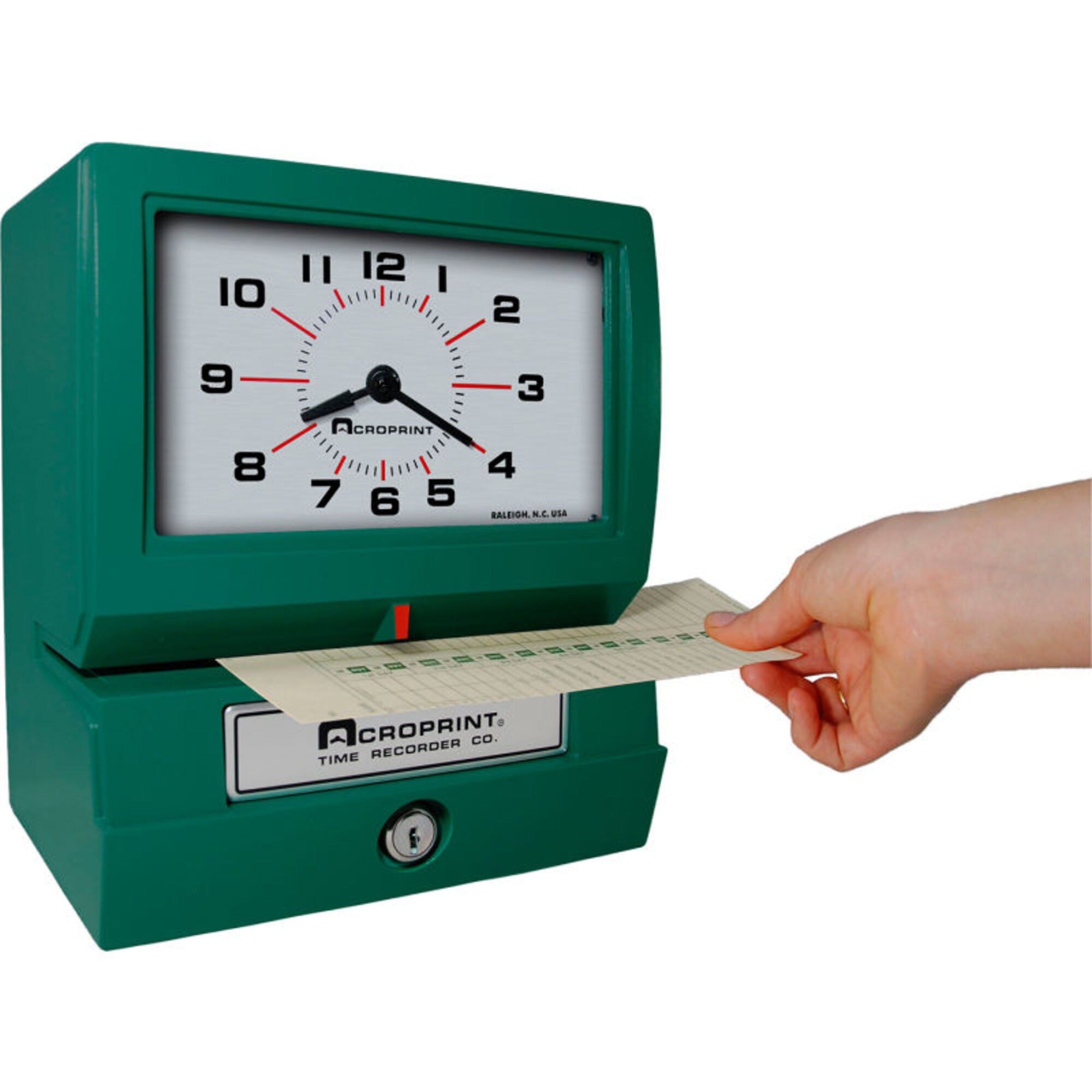 Time Recording Box Acroprint Time Recorder - 01-2070-400 - Acroprint Electric Print Time ...