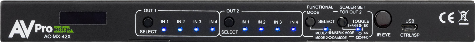 World's First 8K 4x2 HDMI Matrix Switcher by AVPro Edge 