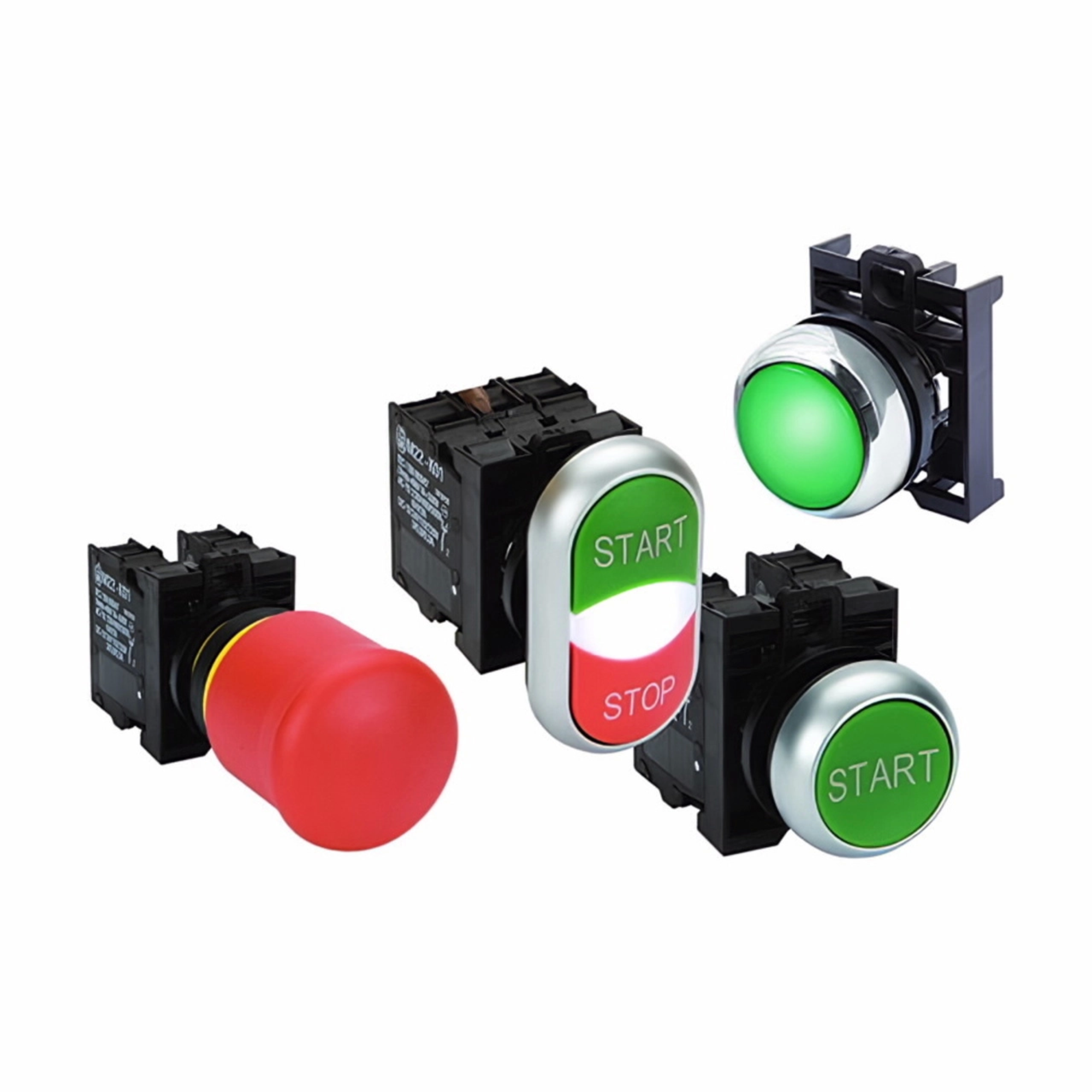 Eaton Electrical - M22M-D-R-K01 - Eaton Modular Pushbutton, M22, 22.5 ...