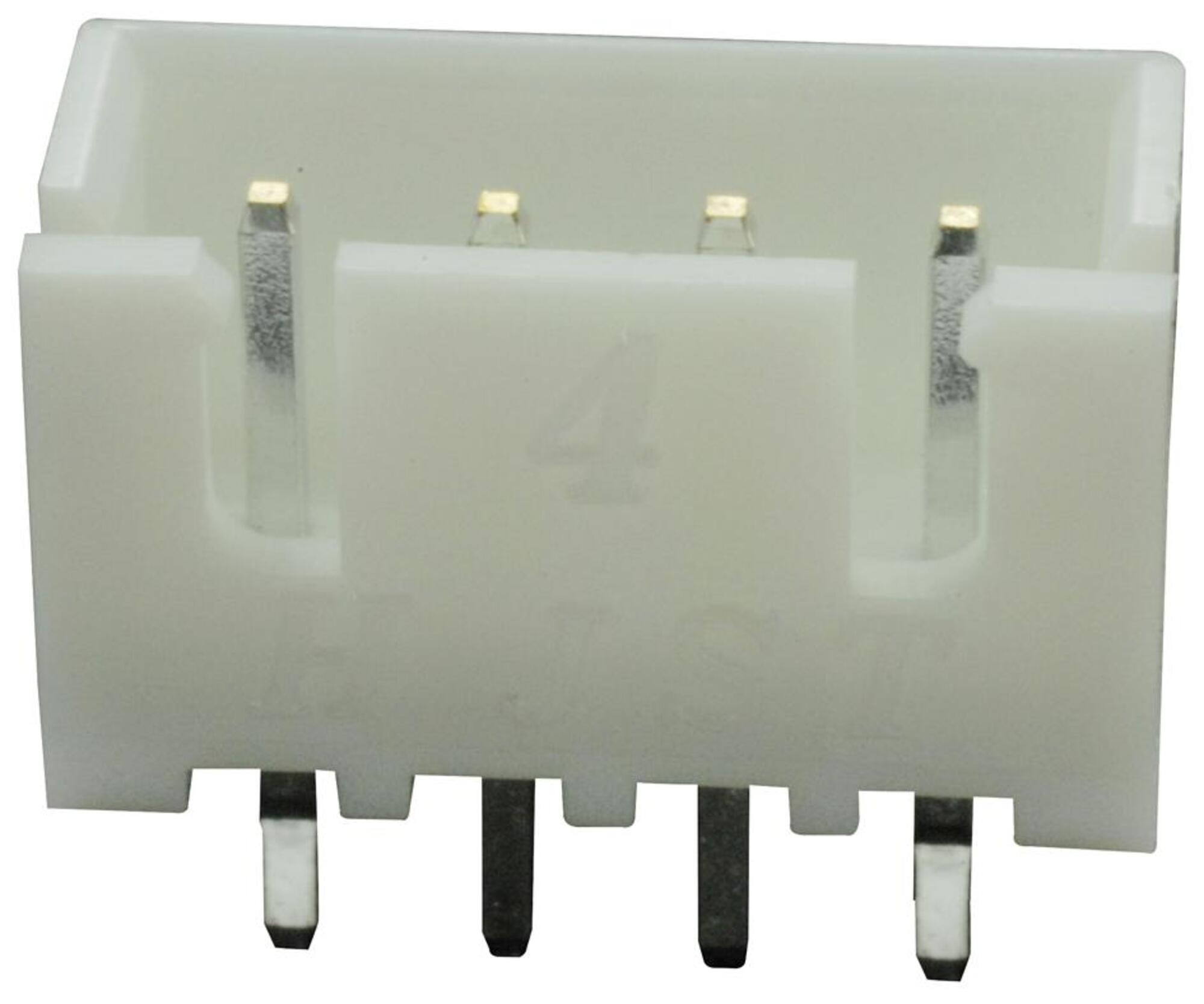 JST - B4B-XH-A (LF)(SN) - Pin Header, Wire-to-Board, 2.5 mm, 1 Rows, 4 ...