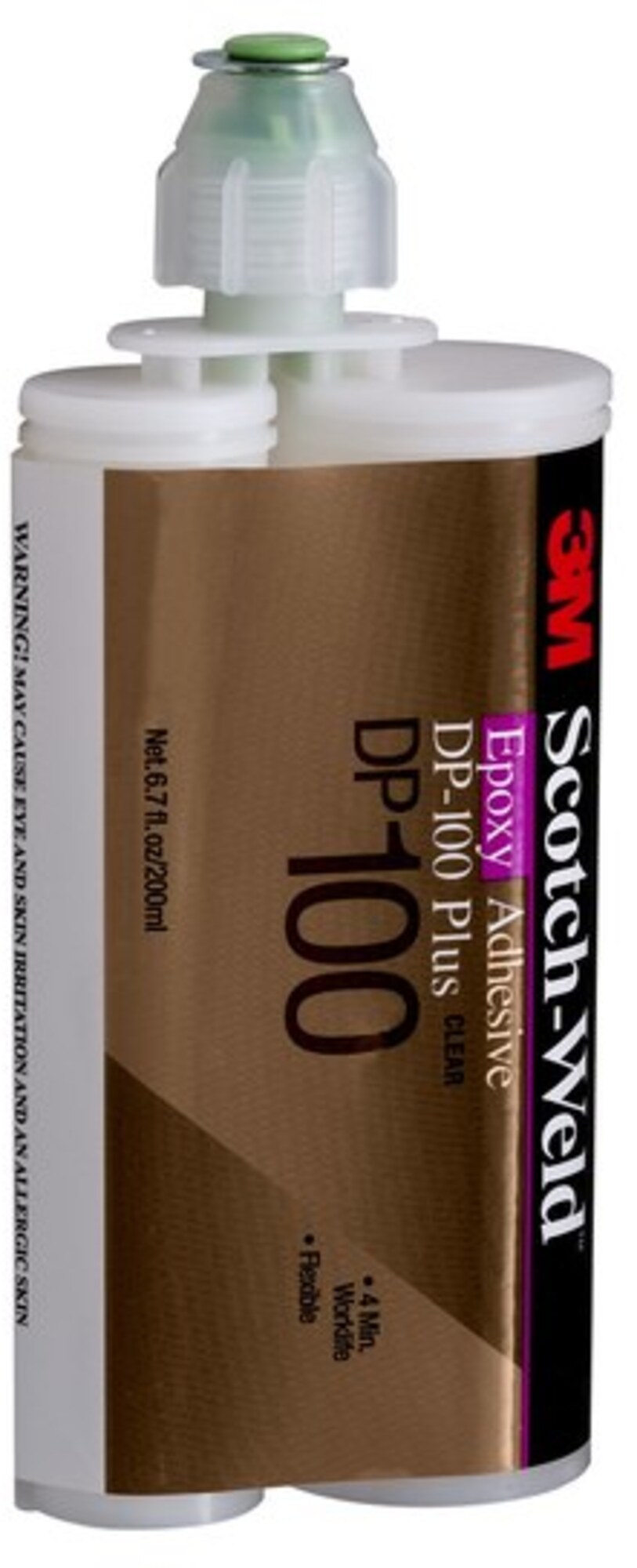 3M - 7100075490-CA - 3M Scotch-Weld DP100 Clear Two-Part Epoxy Adhesive ...