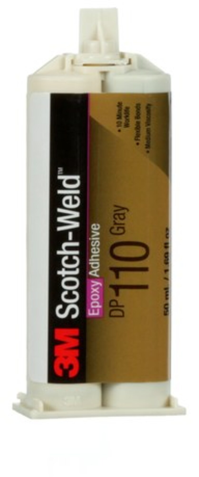 3M - 7100009581-EA - 3M Scotch-Weld 110 Gray Two-Part Epoxy Adhesive ...