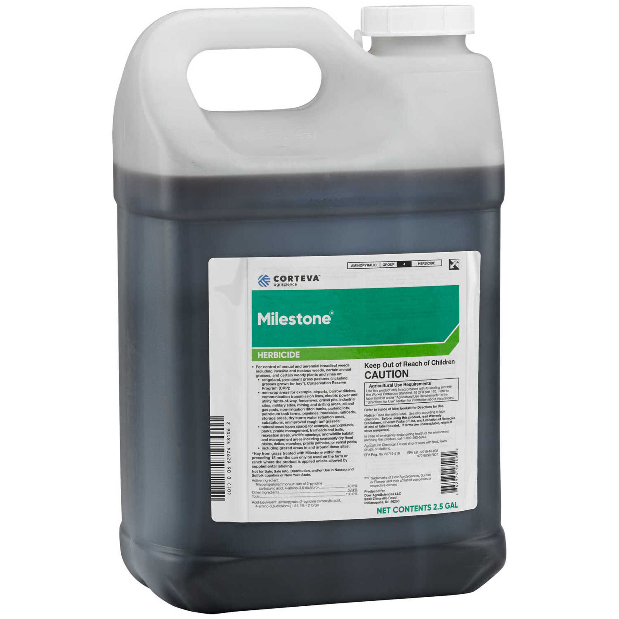 Corteva - MILESTONE-2G - Milestone Herbicide, 2.5 Gallon
