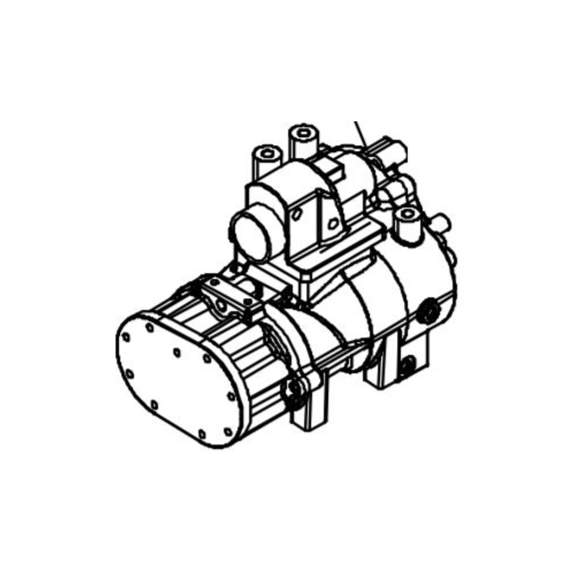 Miller Electric 210001 Miller Gear Driven Airend With Tapered Input