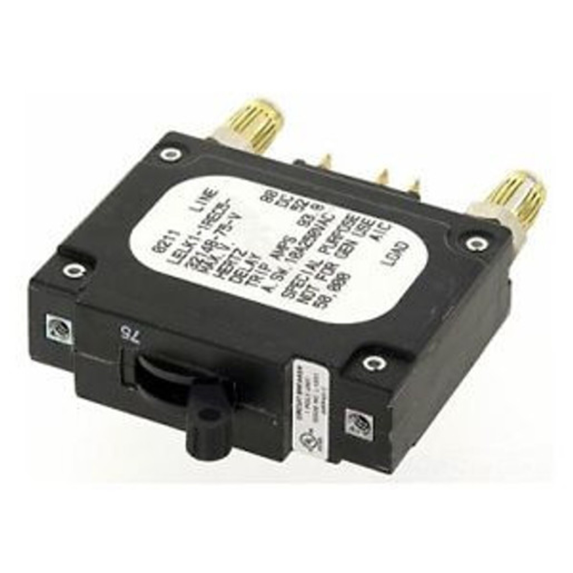 Eltek CBB040M Eltek BulletStyle MidTrip 40A 1Pole Circuit Breaker