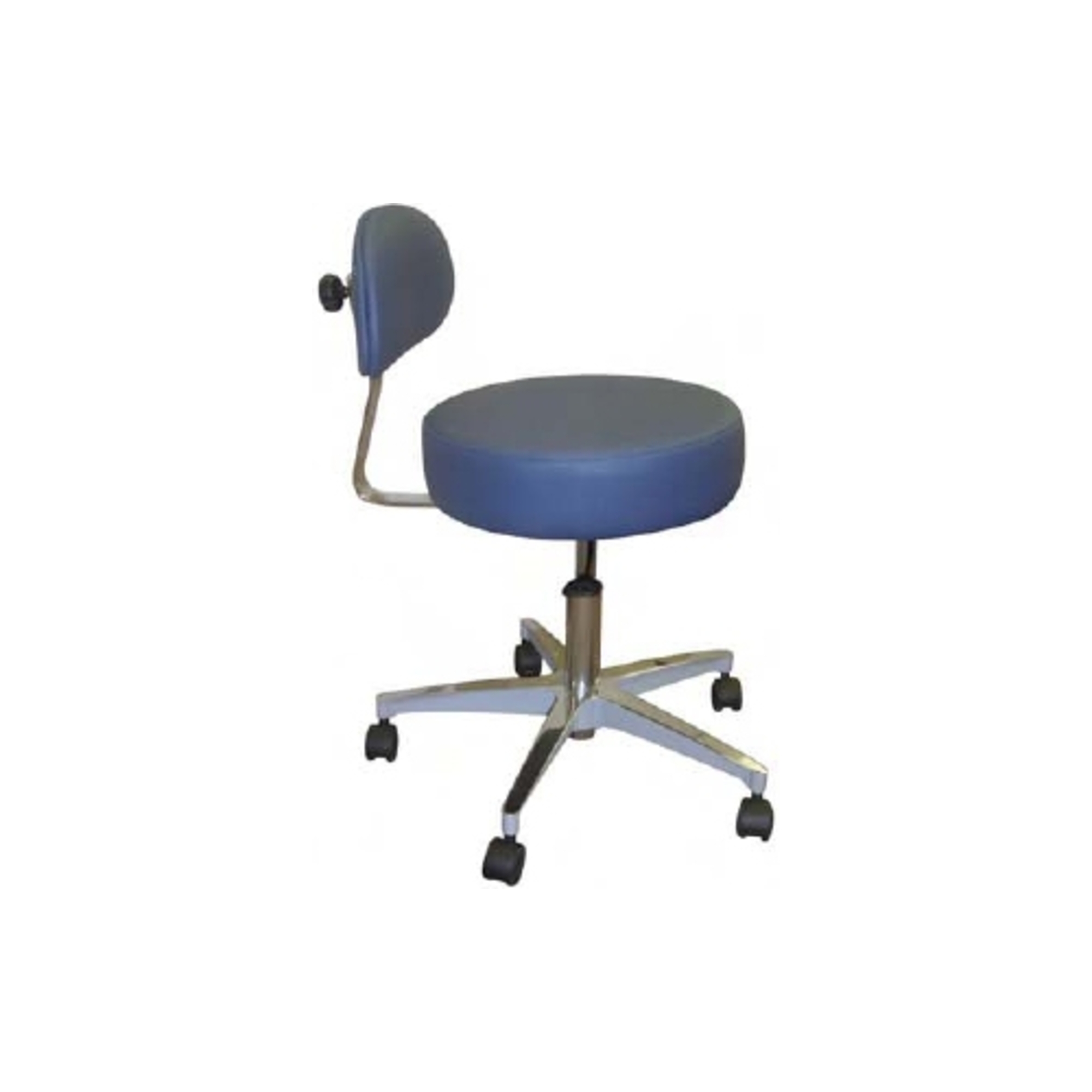 Galaxy Salon Furniture 1060B Physician Stool Backrest Pneumatic
