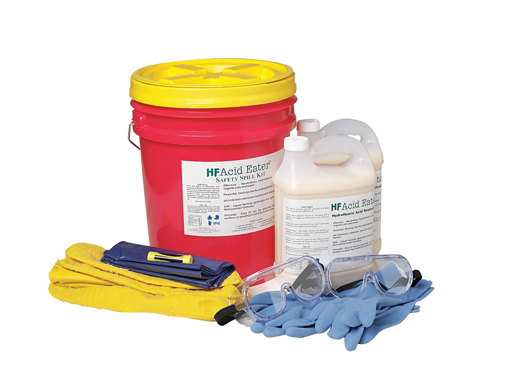 Clift Industries - 2901-005 - HF ACID EATER Acid Neutralizer Kit: 2 gal ...