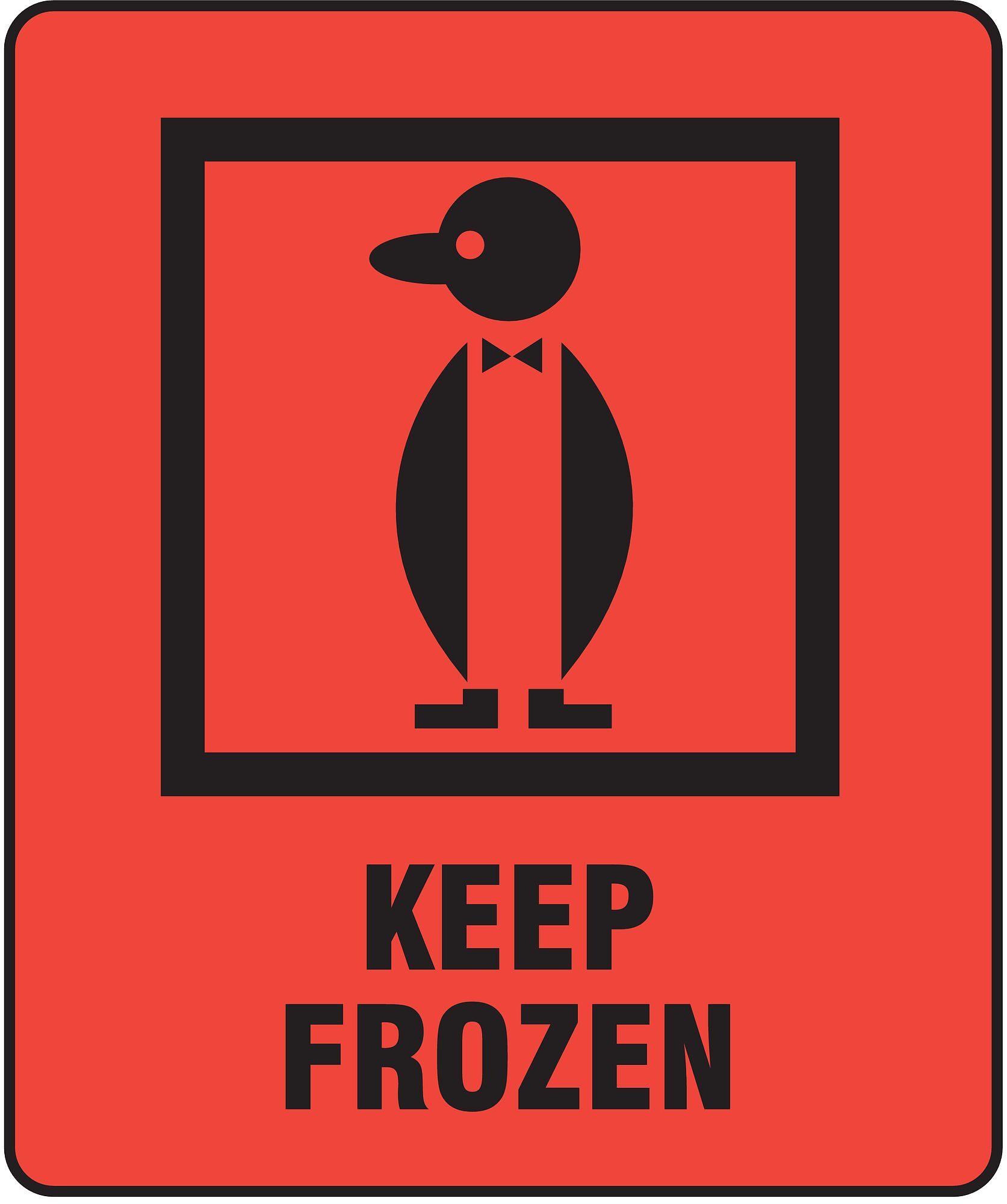 Other - 3WRZ3 - Instructional Handling Label: Keep Frozen, 3 in Label ...