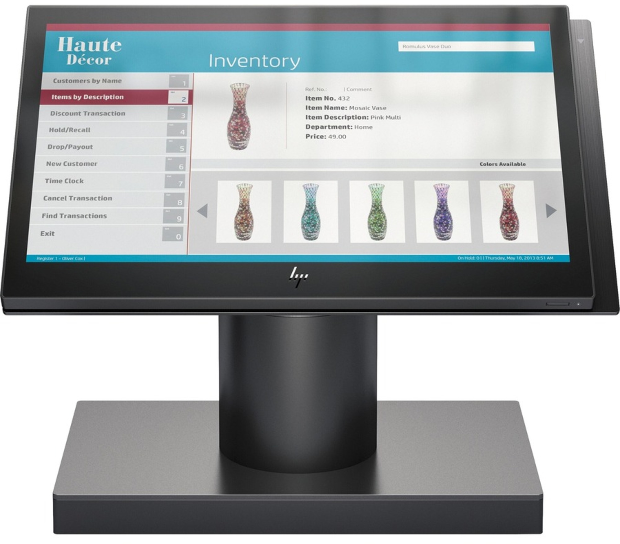 Hewlett Packard (HP) - 1HH66AV - HP Engage One All-in-One System Model ...