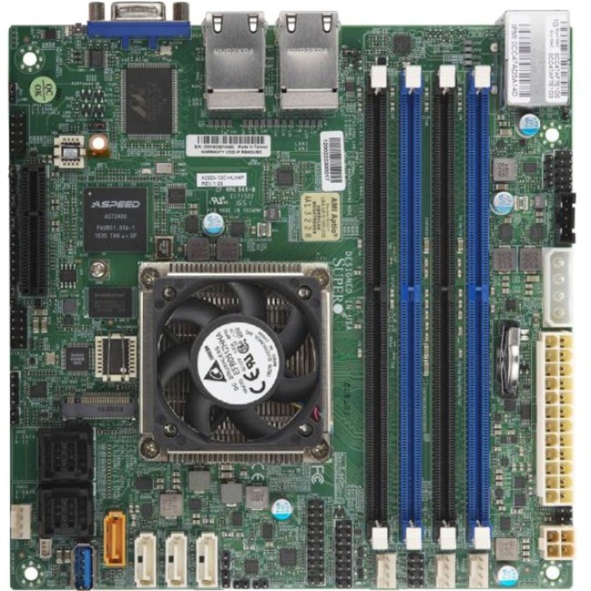 Supermicro - MBD-A2SDI-8C-HLN4F-O - Supermicro A2SDi-8C-HLN4F Server ...
