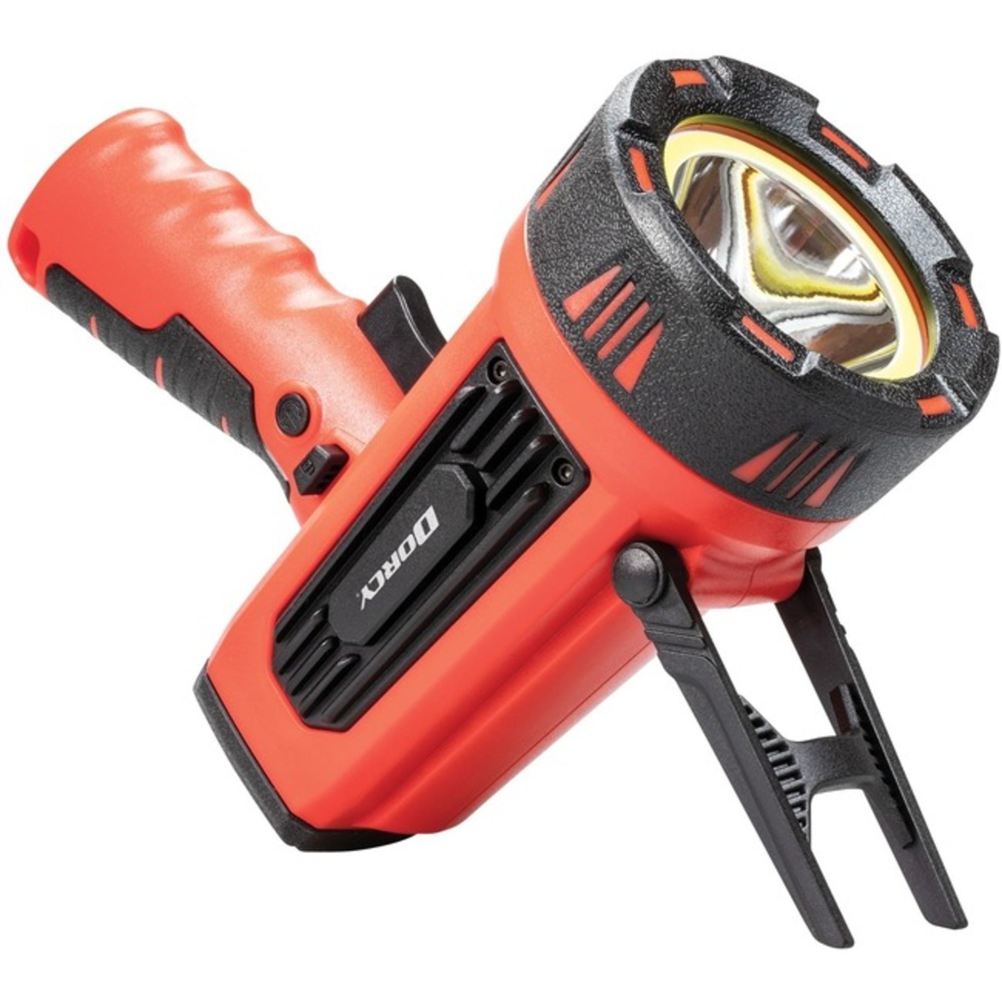 dorcy 41 1032 led rechargeable flashlight area light 150 Lumen Floating Water Resistant with Carabineer Clip, Yellow (41-2510) it will automatically come on in the next switch sequence from previous use Dorcy 41-1032 LED Failsafe Rechargeble