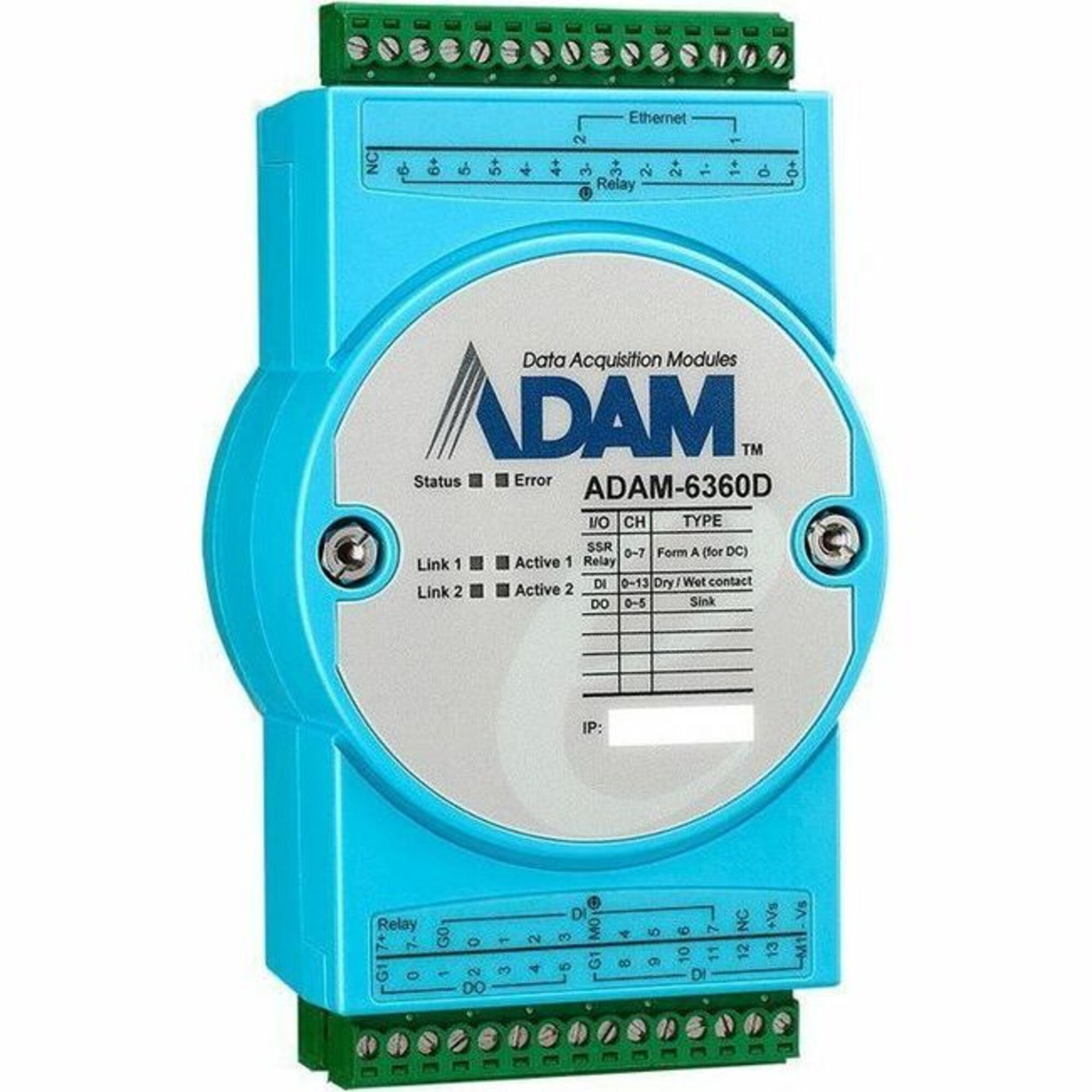 Advantech - ADAM-6360D-A1 - Advantech - Remote I/O Module | Ethernet ...