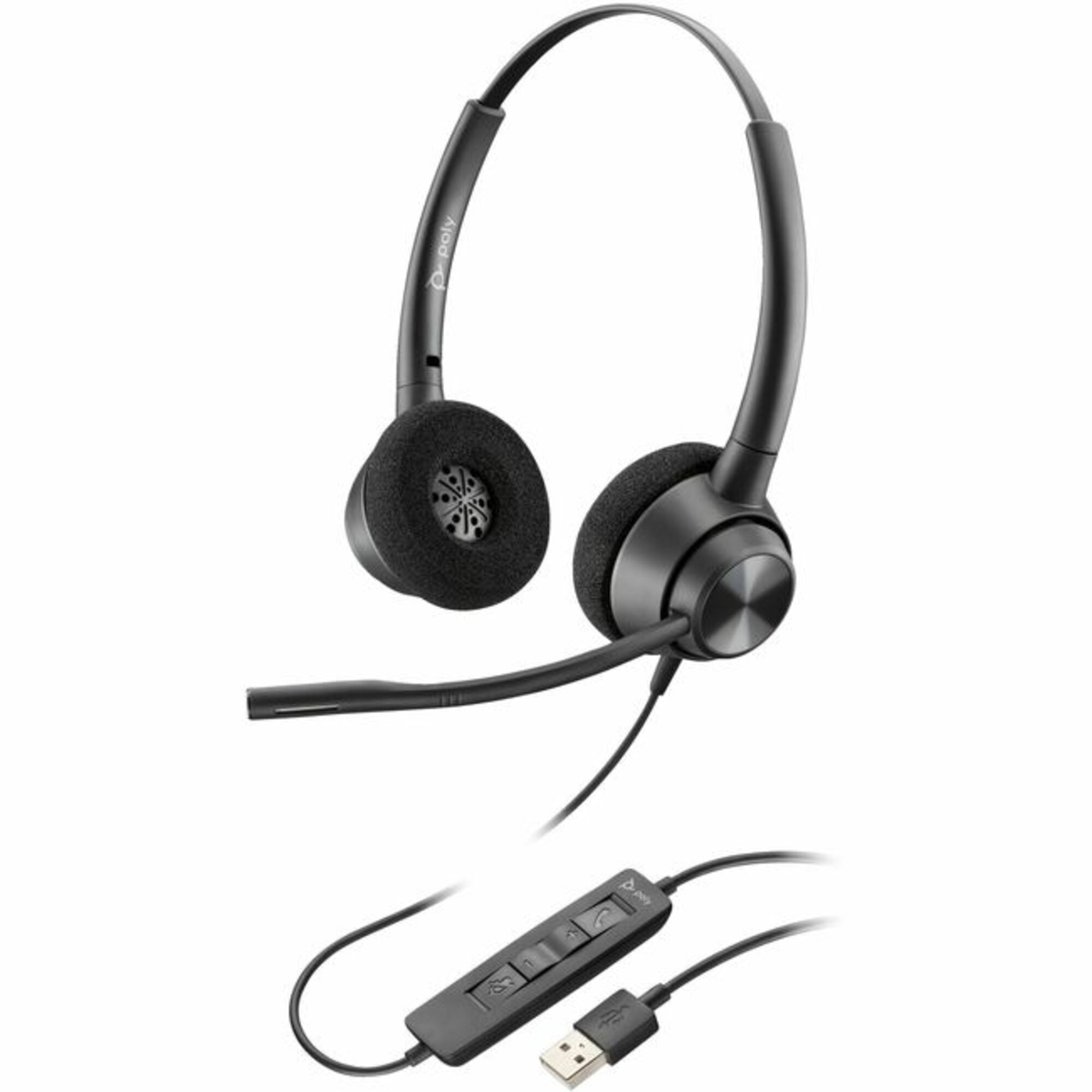 Plantronics Polycom Polycom / Plantronics - 767G1AA - Poly EncorePro 310 Monaural USB-A ...