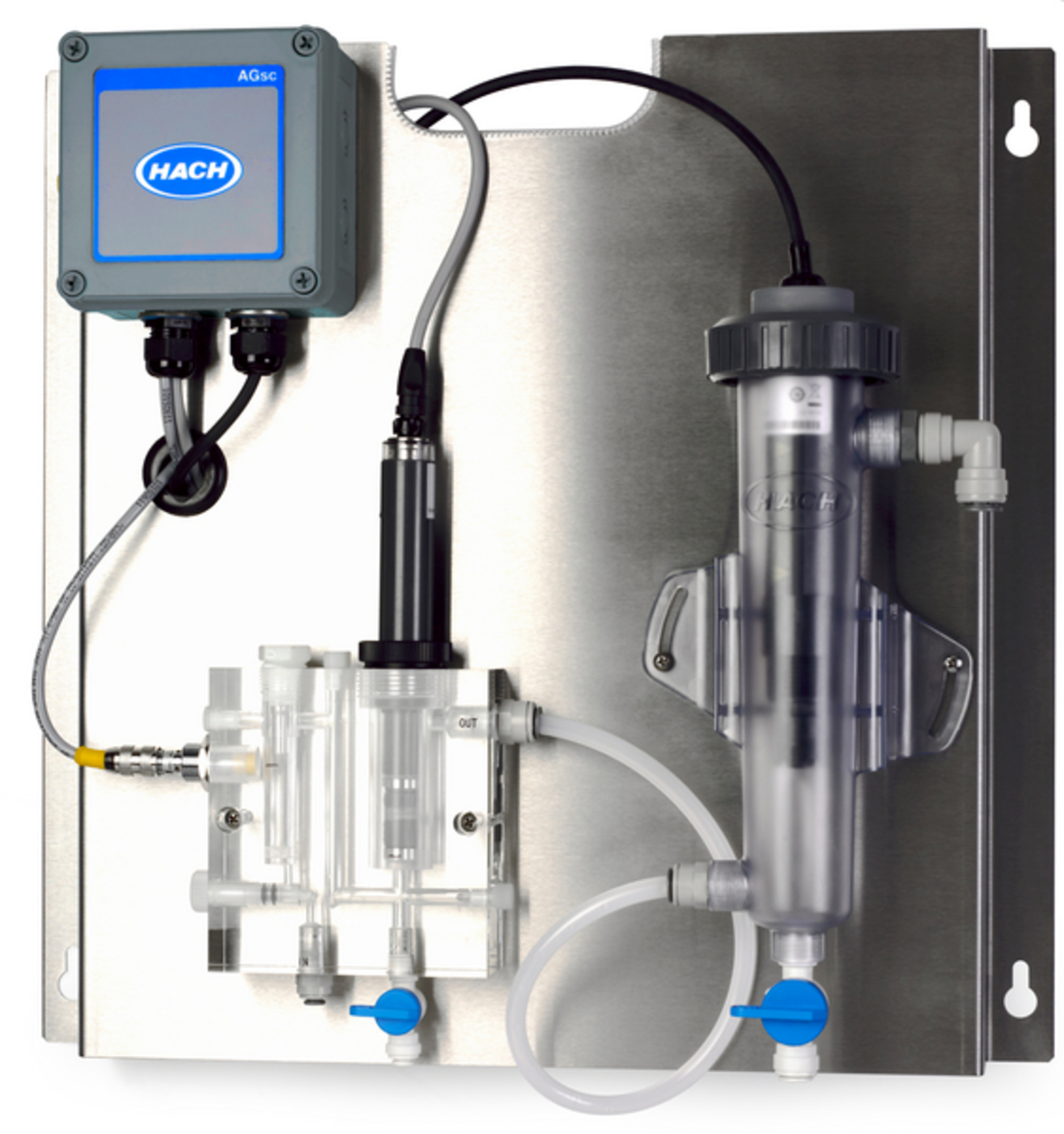 Sc200 Sensor Hach - 2980900 - CLF10 sc Free Chlorine Sensor, SC200 Controller and ...
