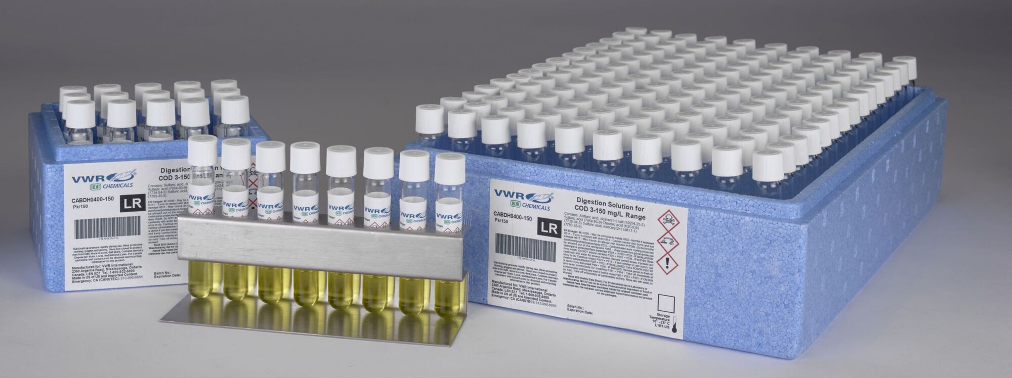 VWR - BDH0400-150 - BDH VIAL COD DIGESTION LOW RANGE (Pack of 150 ...