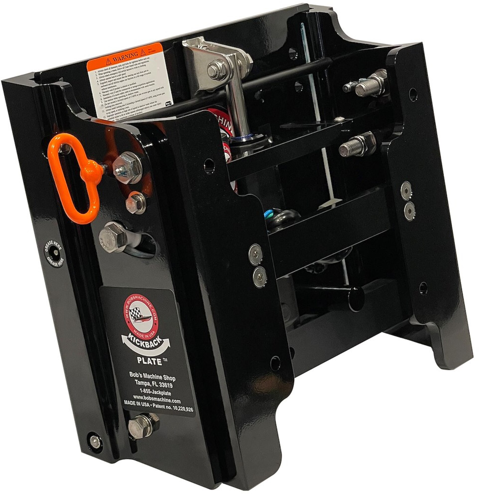 Bobs Machine - 100-105100P-PCGBLK - KICK-BACK W/HYDRAULIC BLACK, ( Each ...