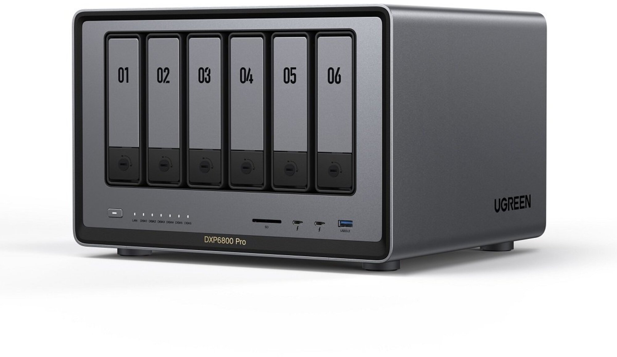 【新品未使用】UGREEN NASync DXP6800 Pro Ugreen - DXP6800 PRO - Ugreen Nasync Dxp6800 Pro, 6-bay