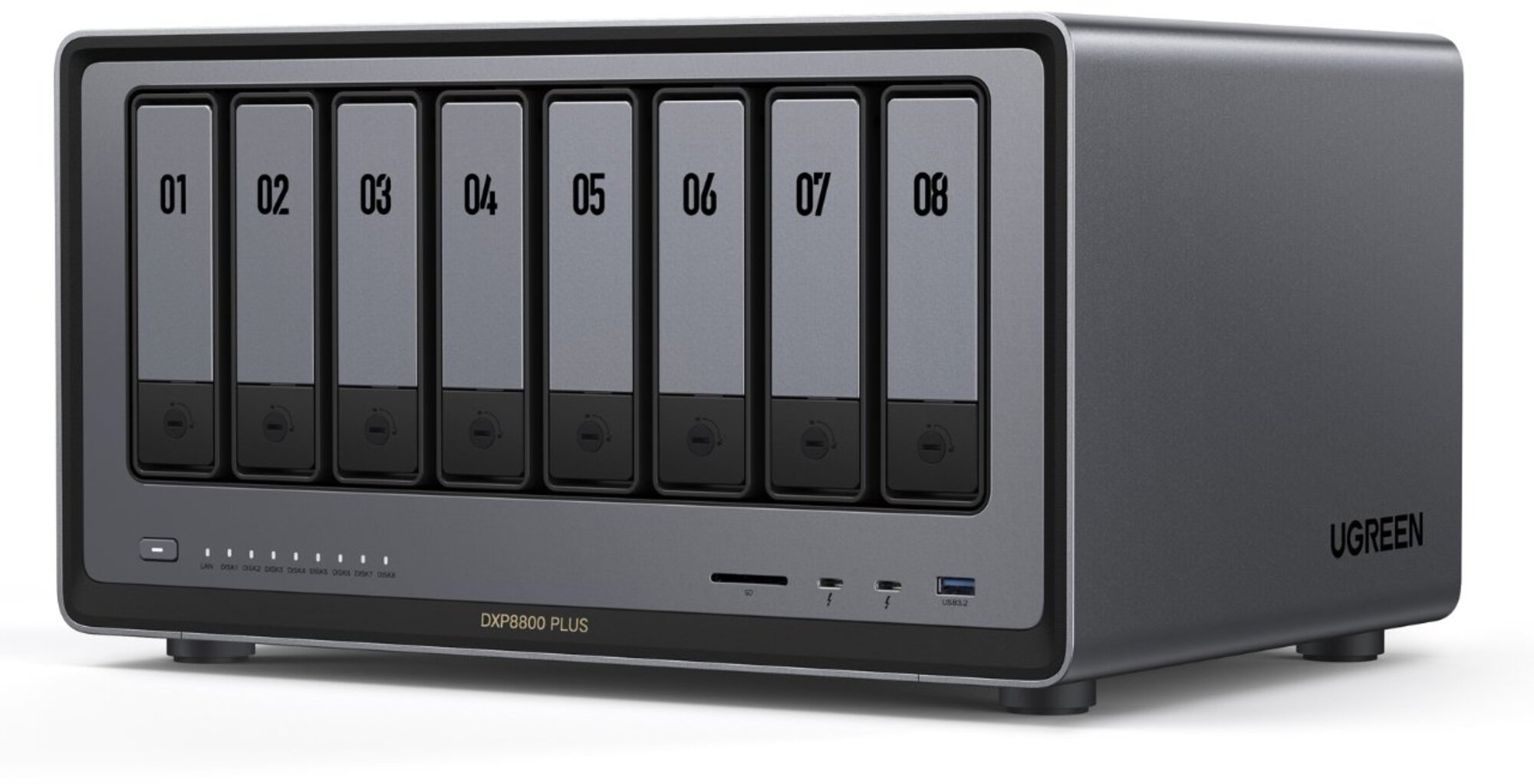 【送料込み】UGREEN NASync DXP8800 Plus UGREEN NASync DXP8800 Plus : 208TB Storage, 10GbE Speed