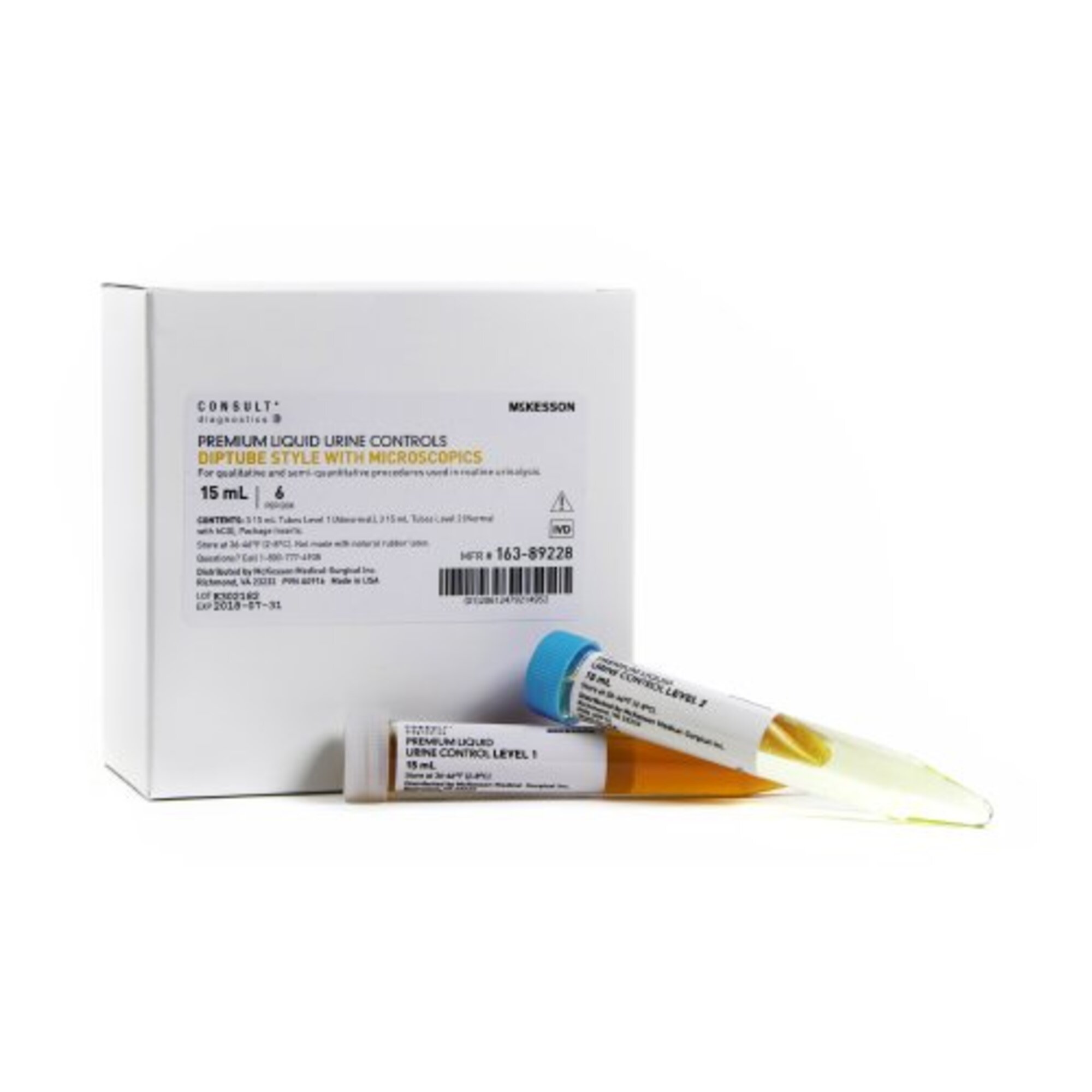 Normal Control Reagents McKesson - 163-89228 - Urine Chemistry Urinalysis Control McKesson ...