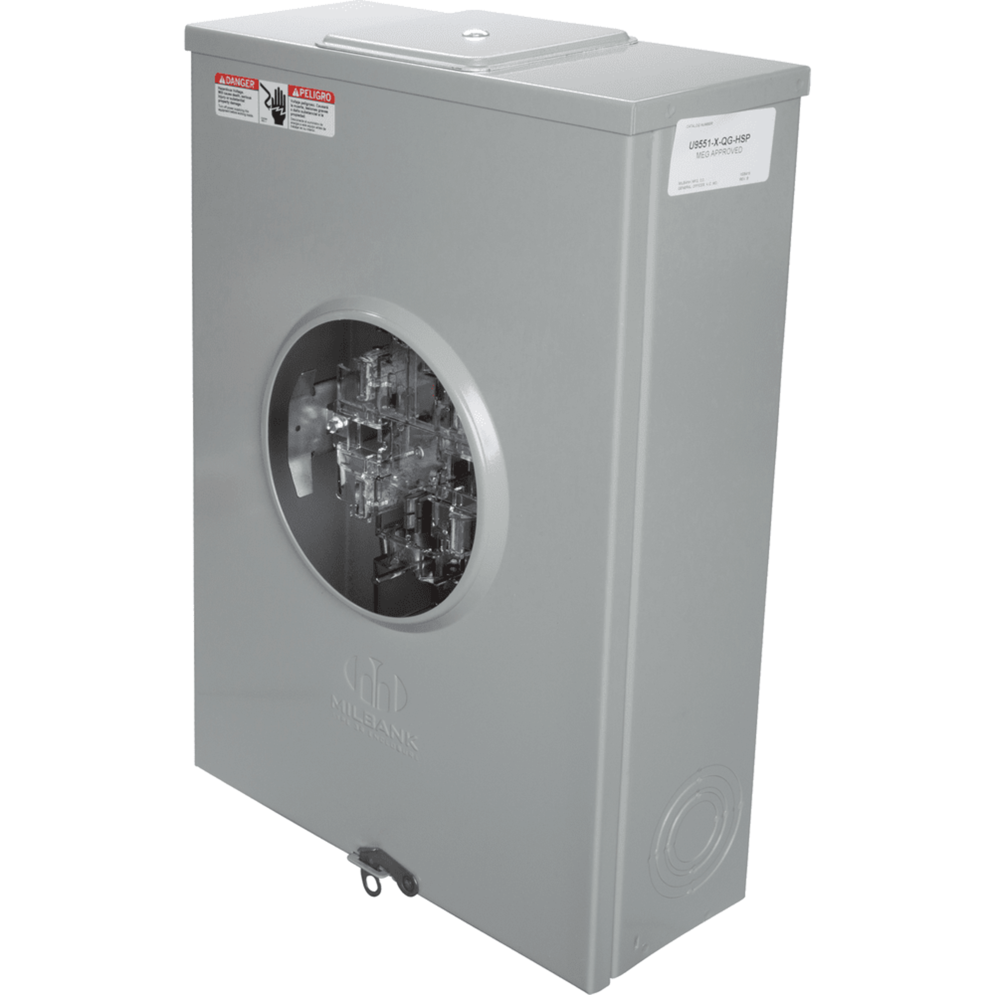 Milbank - U9551-X-QG-HSP - U9551-X-QG-HSP 5 Term, Ringless, Large ...
