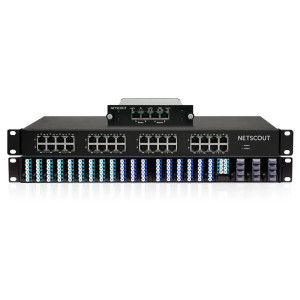 NetScout Systems - 321-2068 - Rack Mount HD Fiber Tap, 1 RU, 16 to 24 ...